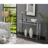 Omega Chrome Console Table Chrome - Breighton Home -Lush Living Store GUEST cdc95f7a 2a47 4756 b3cc 80927ddb76b3