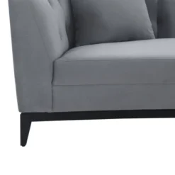 Melange Velvet Sofa Gray - Armen Living -Lush Living Store GUEST cdddbb93 1f5c 4a45 bd1c effdb1113e57