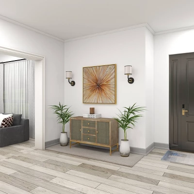 Contemporary Metal Cabinet Brown - Olivia & May 14 Contemporary Metal Cabinet Brown - Olivia & May - Image 12