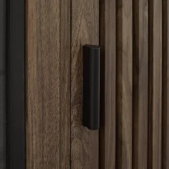 58" Silas Low Profile TV Stand For TVs Up To 65" With Fireplace Walnut - Crosley -Lush Living Store GUEST ce57706e 8514 43b4 b6a8 b2d20785313e