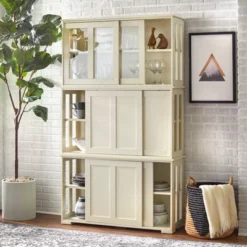 Pacific Stackable Cabinet With Sliding Doors - Buylateral -Lush Living Store GUEST ce57ff6e da8e 40c0 9bc4 14b76df881af
