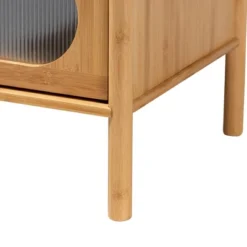 Naresh Bamboo Wood 3 Drawer Storage Cabinet Natural Brown - Baxton Studio -Lush Living Store GUEST ce6030e6 8119 4c34 bac0 554def6b5b60