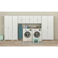 16" Welby Utility Storage Cabinet White - Room & Joy -Lush Living Store GUEST ced9c787 8f86 42c1 889f da7660068fb0