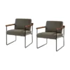 Set Of 2 Elisa Arm Chair With Special Arms | ARTFUL LIVING DESIGN