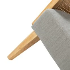 Criss Velvet Loveseat Rattan Armrest 2-Seater Tufted Back Sofa Contemporary Loveseat For Living Room | Karat Home -Lush Living Store GUEST cf9e4793 2ac6 4d61 aab6 4f8cd037d535