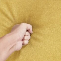 Yaheetech Modern Armchair Accent Chair Fabric Tufted With Rubber Wooden Leg -Lush Living Store GUEST cfbe494e 1513 4fce aa06 70835d29fad3