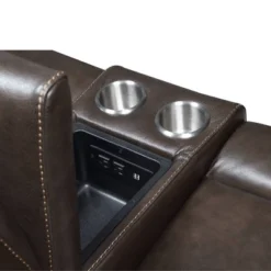 Fortuna Power Recliner Console Loveseat - Steve Silver Co. -Lush Living Store GUEST cfcee36e 6bd6 482b 8ddc d04a503ec9c4