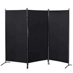HOMCOM 3-Panel Room Divider Folding Privacy Screen Separator Partition Wall For Indoor Bedroom Office 100" X 72" -Lush Living Store GUEST d084fbae 46d1 4a7b 8205 d0c274a758cf