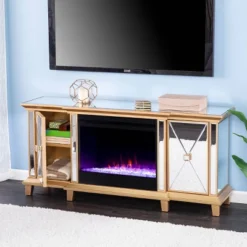 Tappington Mirrored Fireplace - Aiden Lane -Lush Living Store GUEST d08c42fc 2bae 40f1 8613 6260997410ac