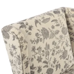 HomCom Upholstered Armless Accent Chair Leisure Side Chair With Wingback Design -Lush Living Store GUEST d096e529 f182 40a5 92d3 d3d675fe92ed