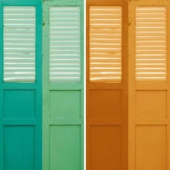 6" Double Sided Distressed Door Panel Canvas Room Divider Green - Oriental Furniture -Lush Living Store GUEST d0af41fe 2c82 40d7 b0a9 638822cbe047