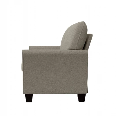 Lorena Upholstered Loveseat Greige - Hillsdale Furniture 9 Lorena Upholstered Loveseat Greige - Hillsdale Furniture - Image 7
