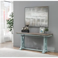 Skye Occasional Fold Out Console Table Blue - Treasure Trove Accents 11 Skye Occasional Fold Out Console Table Blue - Treasure Trove Accents -Lush Living Store GUEST d128b88b 3858 465c a26a ac32a54fd0e7
