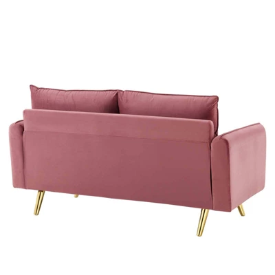 Revive Performance Velvet Loveseat - Modway 5 Revive Performance Velvet Loveseat - Modway - Image 3