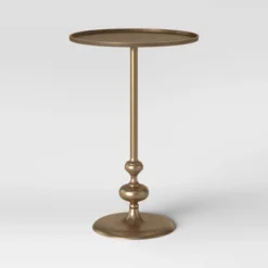 Londonberry Turned Accent Table Brass - Threshold -Lush Living Store GUEST d25fc13c e72a 48a7 a4ae 5073d83ccc11