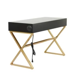 30" X 47" Contemporary Wood Desk - Olivia & May -Lush Living Store GUEST d261ffd0 3b1e 46d9 9fcf 5c87bd263618