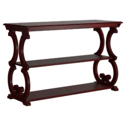 Ravenswood Carved Detail Console Table - Inspire Q® -Lush Living Store GUEST d2b286f1 6725 4328 b91a 1d934d5f91e8