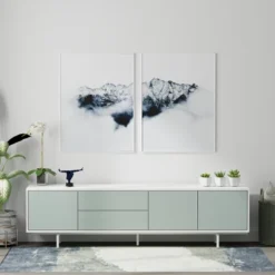 Glenwillow Home Atlas 78" X 20" Modern TV Stand Cabinet -Lush Living Store GUEST d2d890f7 de3a 49b5 b730 1091b05397d8