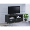 Alton 3 Drawer TV Stand For TVs Up To 55" Black Oak - Coaster -Lush Living Store GUEST d3005c4c e2f1 4dde af85 d39c8cad95d0