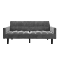 Holly Convertible Sofa Sleeper Futon With Arms - Room & Joy -Lush Living Store GUEST d30e3831 6425 44bf b26d 00b747811a1e