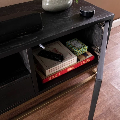 Dogafte Reclaimed Wood TV Stand For TVs Up To 63" Black - Aiden Lane 5 Dogafte Reclaimed Wood TV Stand For TVs Up To 63" Black - Aiden Lane - Image 3