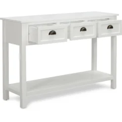 Lockwood Console Table White - Finch -Lush Living Store GUEST d38fc6e9 fac0 4c2f 80a7 547e90930ede