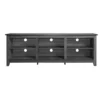 Better Home Products Noah Wooden 70 TV Stand With Open Storage Shelves Charcoal -Lush Living Store GUEST d3f74228 8fde 44d4 9674 2143d5c29364
