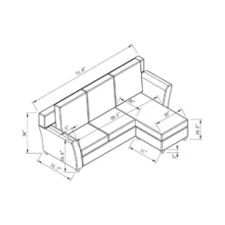 Henri Upholstered Sofa Dark Gray - HOMES: Inside + Out -Lush Living Store GUEST d422dac9 4b12 46cd ae64 1085e21e1925