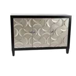 Modern Wood Rectangle Cabinet Black - Olivia & May -Lush Living Store GUEST d42ad0d1 5604 4737 9395 257e70347799