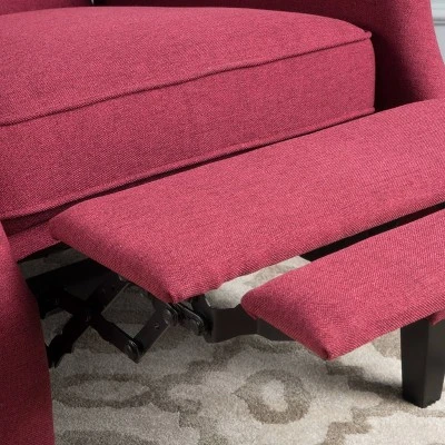 Wescott Traditional Fabric Recliner Deep Red - Christopher Knight Home 5 Wescott Traditional Fabric Recliner Deep Red - Christopher Knight Home - Image 3