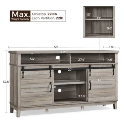 Yaheetech TV Stand For 65 Inch TV, TV Console With Storage -Lush Living Store GUEST d5b69883 16f2 4659 9bbf 6816cfa3c364