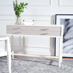 Estella 4 Drawer Console Table - Safavieh -Lush Living Store GUEST d5e32989 abd7 4e6c 85bd 129497396118