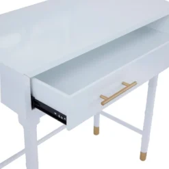 Set Of 2 Traditional Wood Console Tables With Mirror White - Olivia & May -Lush Living Store GUEST d5edc990 dba5 492e b6e5 1e92cf651660