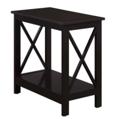 Oxford Chairside End Table With Shelf - Breighton Home -Lush Living Store GUEST d5f00b3f b4b1 4228 831f bc2d3eeebc6b