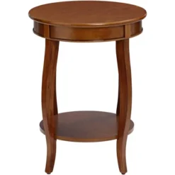 Aberta 18" Wide Walnut 1-Shelf Side Table -Lush Living Store GUEST d5f8faa0 bf10 4a25 abf9 2cd26ecabcc2