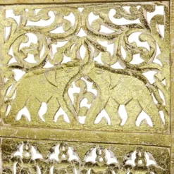 Traditional 4 Panel Fine Carved Room Divider Screen Gold - Olivia & May -Lush Living Store GUEST d6359889 6a43 440c b022 f298110adbed