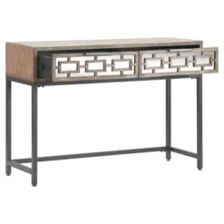 Hayworth Mirrored Console Table Gray - Finch -Lush Living Store GUEST d6c2f632 d468 4c74 b80f 4daf6e312ed2