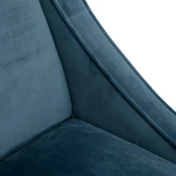 Delaney Swoop Arm Settee Blue -Lush Living Store GUEST d732acc1 7077 419b bc1c 2df380c8b4e0