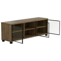Westfield 3 Door TV Stand For TVs Up To 65" Walnut - Coaster -Lush Living Store GUEST d73979b8 4b14 4882 99f1 ccdc7f3bd8c2