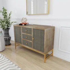 Contemporary Metal Cabinet Brown - Olivia & May 30 Contemporary Metal Cabinet Brown - Olivia & May -Lush Living Store GUEST d7b4f91b bae3 43c2 b060 a528026bed54