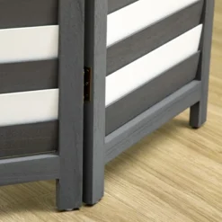 HOMCOM 5.6' 4 Panel Room Divider Folding Privacy Screen Panel, Louvred Freestanding Privacy Divider, White / Grey 10 HOMCOM 5.6' 4 Panel Room Divider Folding Privacy Screen Panel, Louvred Freestanding Privacy Divider, White / Grey -Lush Living Store GUEST d7eb47df fcff 4d1b 912d 39b84d82b0f1