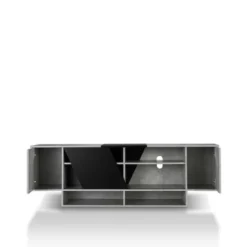 Yang Contemporary TV Stand For TVs Up To 70" Gray - MiBasics -Lush Living Store GUEST d80cd6f5 293a 4bf9 9bbd 8f06fb848a93