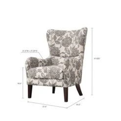 Aria Swoop Upholstered Wing Chair -Lush Living Store GUEST d847c6a6 9c6b 4508 b749 f073a9337340