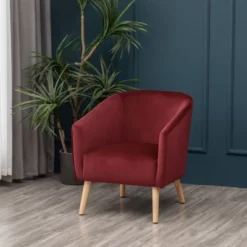 Modern Barrel Accent Chair - WOVENBYRD -Lush Living Store GUEST d8f77af1 3d58 4c53 b745 3b9326b40d1a