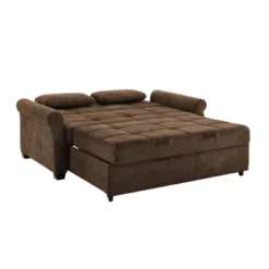 Hannah Convertible Futon Sleeper Sofa Brown - Serta -Lush Living Store GUEST d92f59c4 6db3 4e44 9f36 e1d98c078da6
