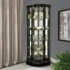 Howard Miller 680627 Howard Miller Marlowe Ii Curio Cabinet 680627 Black Satin -Lush Living Store GUEST d9979553 fa3f 4f41 bc83 81096aec03e6