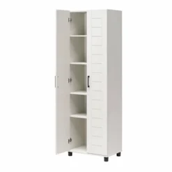 Portford 24" Wide 2 Door Shiplap Cabinet White - Room & Joy -Lush Living Store GUEST d9a5997d 95d8 4ed9 b8e9 d1f02209411b