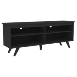 Modern Contemporary Simple Wood Storage Console TV Stand For TVs Up To 65" - Saracina Home -Lush Living Store GUEST d9b845dd f031 4d52 9d12 cfa048855658
