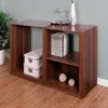 Glena Tempered Glass Insert Console Table Dark Walnut - MiBasics -Lush Living Store GUEST d9b976fd 0a33 47a1 92b1 c775db92b087