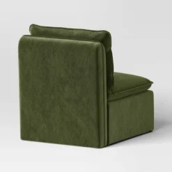 Haven Velvet Modular French Seam Sofa Chair Dark Green - Threshold™ -Lush Living Store GUEST db0036a6 d5c7 4235 8cdb 3f004594e8ef